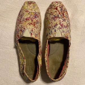 Toms Slip on Shoe | Color: Pink/White | Size: W9